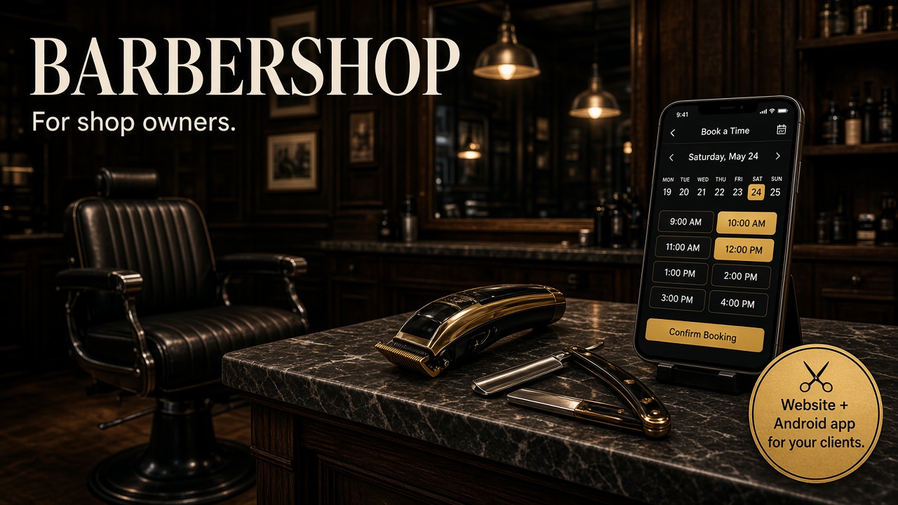 BarberShop for shop owners